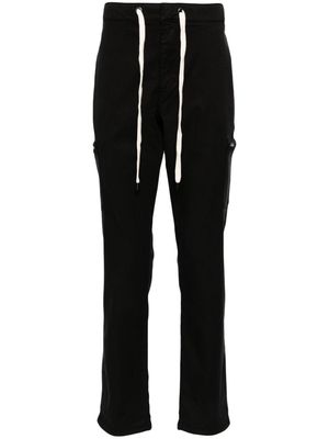 PAIGE drawstring-waist lyocell trousers - Black