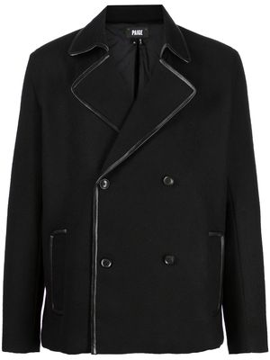 PAIGE Engelwood double-breasted coat - Black
