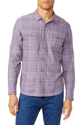 PAIGE Everett Plaid Button-Up Shirt in Summer Shade