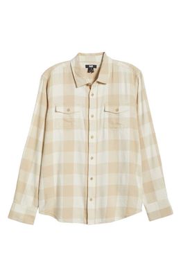 PAIGE Everett Plaid Flannel Button-Up Shirt in Sunny Morning