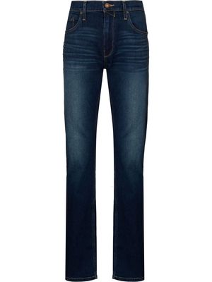 PAIGE faded-effect slim-cut jeans - Blue