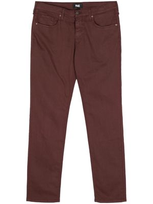 PAIGE Federal low-rise slim-fit jeans - Brown