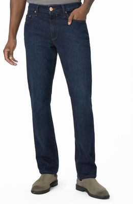 PAIGE Federal Slim Straight Leg Jeans in Schwartz