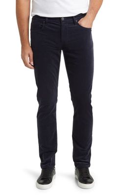 PAIGE Federal Straight Leg Corduroy Jeans in Deep Anchor
