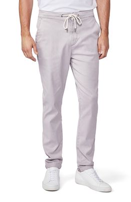 PAIGE Fraser Drawstring Brushed Twill Pants in Vintage Crushed Iris