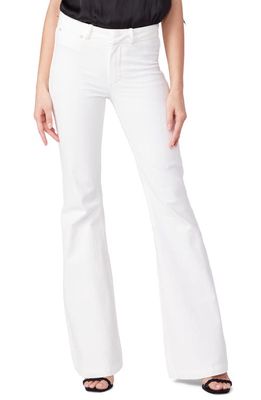 PAIGE Genevieve Wide Leg Jeans in French Cream