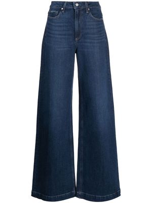 PAIGE Harper high-waist wide jeans - Blue