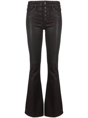 PAIGE high-rise flared jeans - Brown