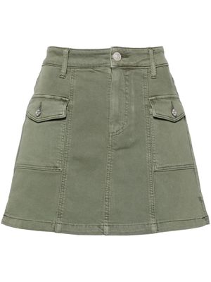 PAIGE high-rise stretch-design miniskirt - Green