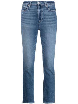 PAIGE high-waisted cropped skinny jeans - Blue