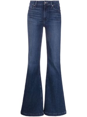 PAIGE high-waisted flared jeans - Blue