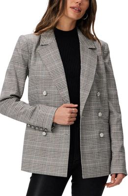 PAIGE Hollie Double Breasted Blazer in Grey Multi