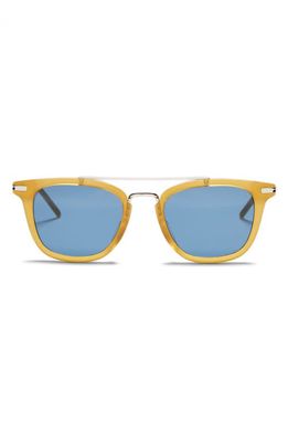PAIGE James 51mm D-Frame Sunglasses in Caramel
