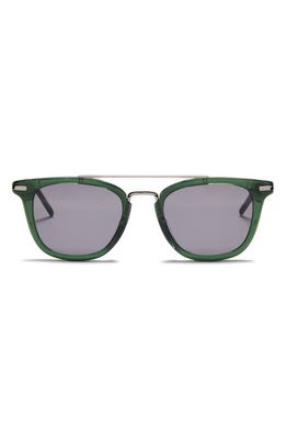PAIGE James 51mm D-Frame Sunglasses in Crystal Green