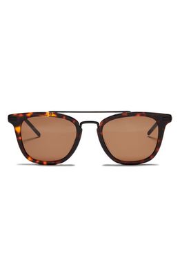 PAIGE James 51mm D-Frame Sunglasses in Dark Tortoise