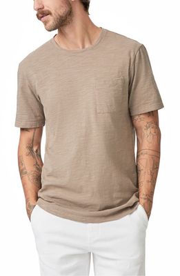 PAIGE Kenneth Cotton Slub T-Shirt in Murky Mist