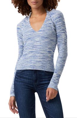 PAIGE Kira Space Dye Halter Sweater in Ocean Breeze Multi