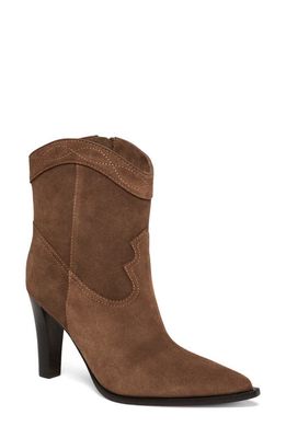 PAIGE Lacey Pointed Toe Bootie in Cocoa