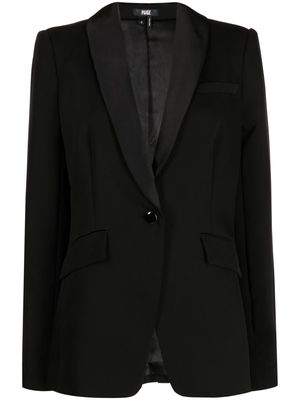 PAIGE Laure shawl-lapels blazer - Black