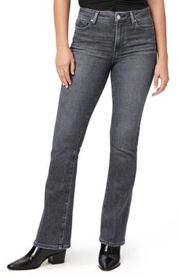 PAIGE Laurel Canyon High Waist Flare Jeans in Ash Black