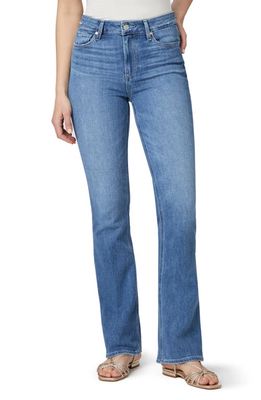 PAIGE Laurel Canyon High Waist Flare Jeans in Bellflower Distressed