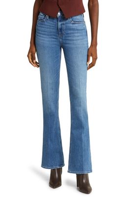 PAIGE Laurel Canyon High Waist Flare Jeans in Rock Show Distressed