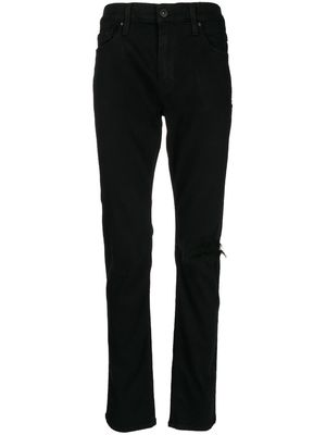 PAIGE Lennox mid-rise slim-cut jeans - Black