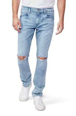 PAIGE Lennox Slim Fit Jeans in Ogden Destructed