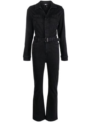 PAIGE Manhattan belted jumpsuit - Black