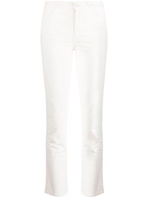 PAIGE mid-rise cropped trousers - White
