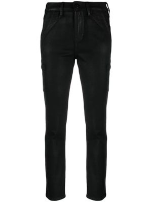 PAIGE mid-waist skinny trousers - Black