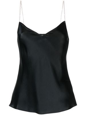 PAIGE Noelia silk vest top - Black