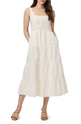 PAIGE Ophella Linen & Cotton Dress in Marble