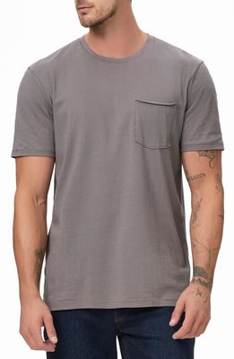 PAIGE Ramirez Cotton Pocket T-Shirt in Iris Slate