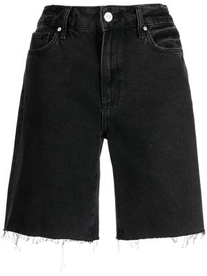 PAIGE Sammy high-rise denim shorts - Black
