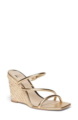 PAIGE Stacey Wedge Sandal in Gold