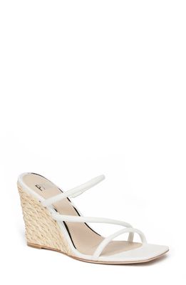 PAIGE Stacey Wedge Sandal in White