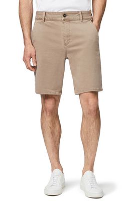 PAIGE Thompson Stretch Twill Shorts in Vintage Beige Ash
