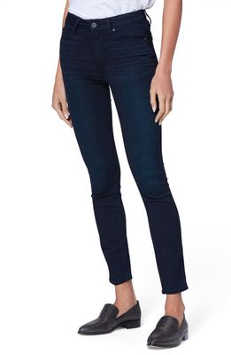 PAIGE Transcend - Hoxton High Waist Ankle Skinny Jeans in Cinema