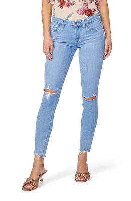 PAIGE Verdugo Ankle Skinny Jeans in Ratatouille Destructed Gusto