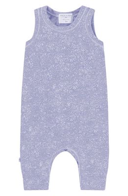 PAIGELAUREN French Terry Tank Romper in Lavender