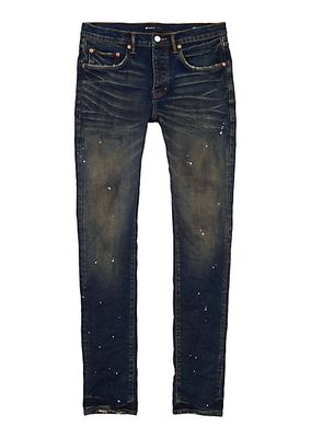 Paint Splatter Skinny Jeans