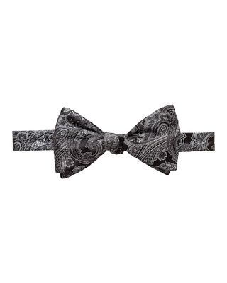 Paisley Self-Tie Silk Bow Tie