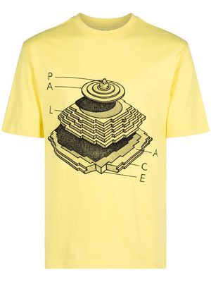 Palace Pyramidal cotton T-shirt - Yellow