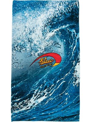 Palace Ride graphic-print towel - Blue