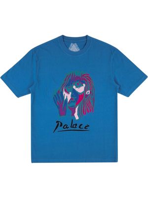 Palace Signature print T-shirt - Blue
