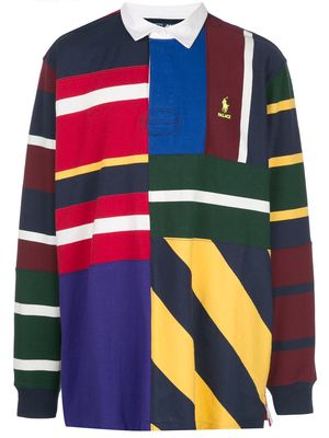 Palace x Polo Ralph Lauren pieced rugby shirt - Multicolour