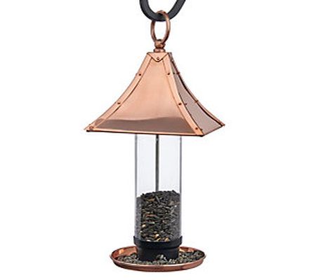 Palazzo Bird Feeder - Polished Copper by Good D irections