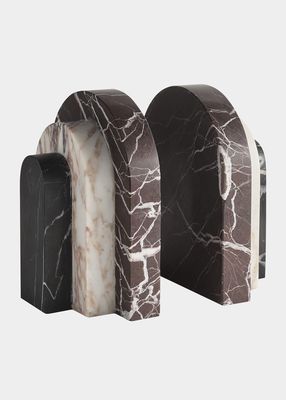 Palazzo Marble Bookends