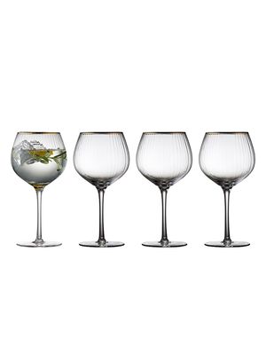 Palermo 4-Piece Gin & Tonic Glass Set - Size 22 oz - Size 22 oz